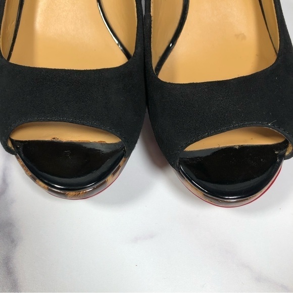 Nine West Sharina Leopard Bottom Slingback Shoes, Size 7M - Picture 6 of 10